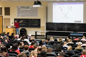 Students in a classroom